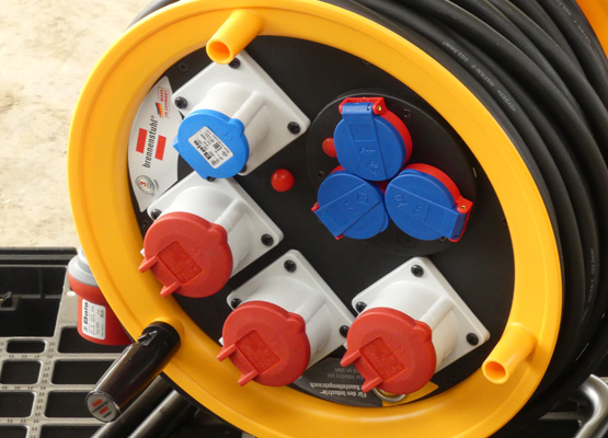 CEE Starkstrom Kabeltrommel mieten - Brennenstuhl Brobusta CEE 4